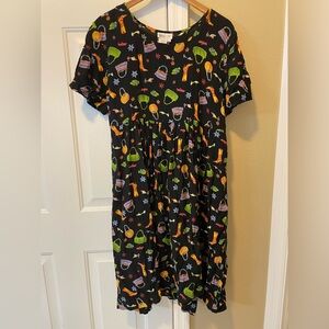 Coldwater Creek Black Dress with Purse & Shoes Design! 👛 PXL